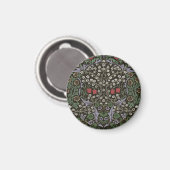 William Morris Blackthorn Tapestry Floral Magnet (Vorderseite/Rückseite)
