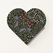 William Morris Blackthorn Tapestry Floral Notizblock (Rückseite)