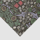 William Morris Blackthorn Tapestry Floral Seidenpapier (Ausschnitt)