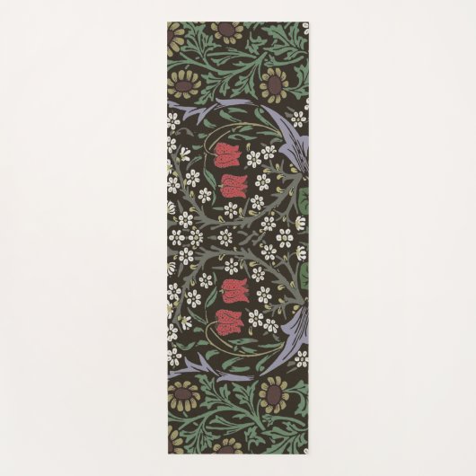 William Morris Blackthorn Tapestry Floral Yogamatte (Vorderseite)