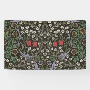 William Morris Blackthorn-Teppich Blumendekor Banner
