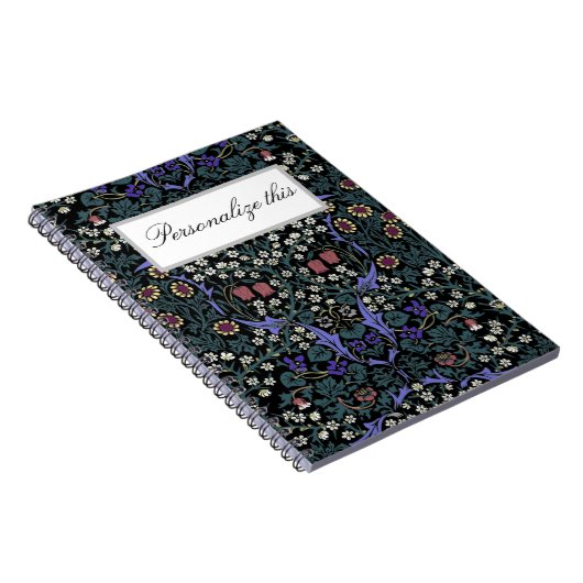 William Morris Blackthorn Victorian Personalized Notizblock (Rechte Seite)