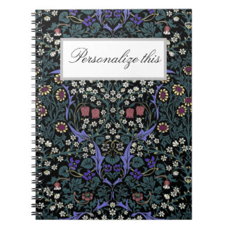 William Morris Blackthorn viktorianisch personalis Notizblock