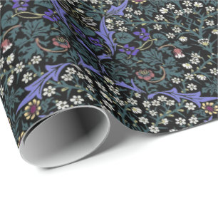 William Morris Blackthorn viktorianische Tapete Geschenkpapier