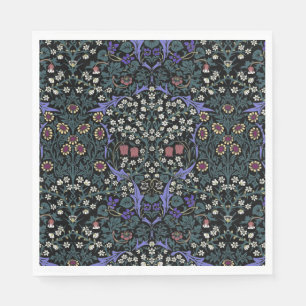 William Morris Blackthorn viktorianische Tapete Serviette