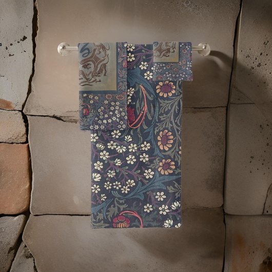 William * Morris Blackthorne Monogramm | Badhandtuch Set