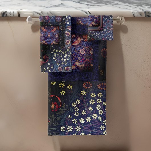 William *Morris Blackthorne Strawberry Thief | Badhandtuch Set