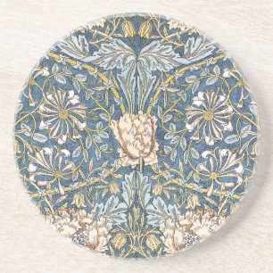 William Morris Blau Floral Untersetzer
