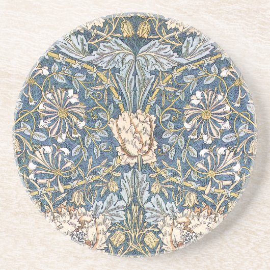 William Morris Blau Floral Untersetzer (Vorne)