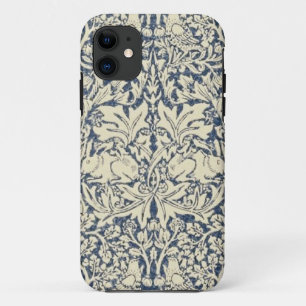 William Morris, Blau grau, Muster, Art Nouveau, vi Case-Mate iPhone Hülle