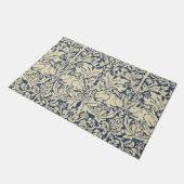 William Morris, Blau grau, Muster, Jugendstil, Vin Fußmatte (Schrägansicht)