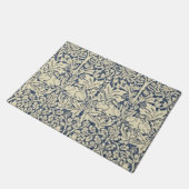 William Morris, Blau grau, Muster, Jugendstil, Vin Fußmatte (Schrägansicht)