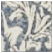 William Morris, Blau grau, Muster, Jugendstil, Vin Stoff (Nahaufnahme)