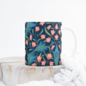 William Morris Blau Grün Rosa Blumenmuster Kaffeetasse