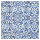 William Morris - Blau-Weiß-Blume Stoff (Muster)