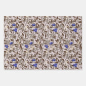 William Morris, Blaubeere Geschenkpapier Set (Vorderseite 2)