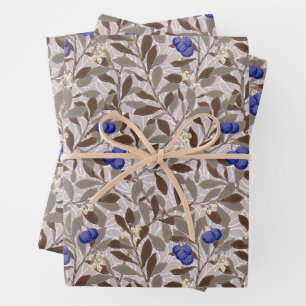 William Morris, Blaubeere Geschenkpapier Set