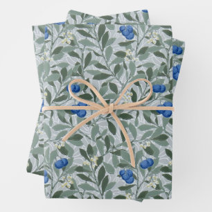 William Morris, Blaubeere Geschenkpapier Set