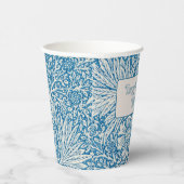 William Morris Blaue Ringelblume Pappbecher (Rechts)