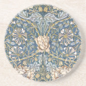 William Morris-blaues Blumen Untersetzer (Vorne)