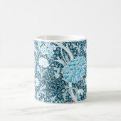 William Morris Blaues Blumenmuster Pre-Raphaeliten Kaffeetasse (Mittel)