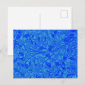 William Morris, Blaues Indigo, Postkarte (Vorne/Hinten)