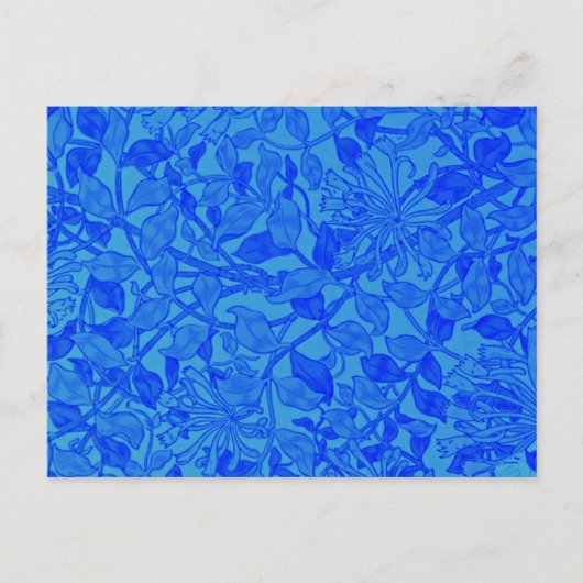 William Morris, Blaues Indigo, Postkarte (Vorderseite)