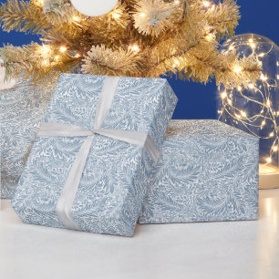 William Morris Blaues Rittersporn-Blumenmuster Geschenkpapier