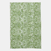 William Morris "Blauglocke oder Akelei"3 Geschirrtuch (Vertikal)