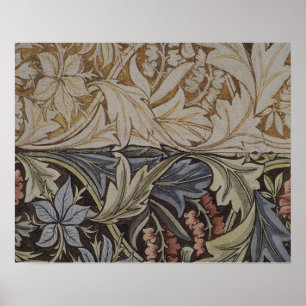 William Morris Blauglocken Botanisch Poster