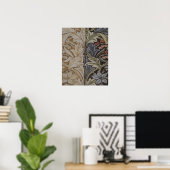 William Morris Blauglocken Botanisch Poster (Heimbüro)