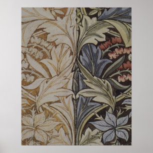 William Morris Blauglocken Botanisch Poster