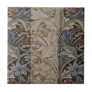 William Morris Blauglockentapete Botanischer Klass Fliese