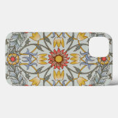 William Morris Bloral Circle Blume Illustration Case-Mate iPhone Hülle (Rückseite (Horizontal))