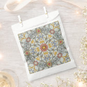 William Morris Bloral Circle Blume Illustration Geschenktütchen (Ausgeschnitten)