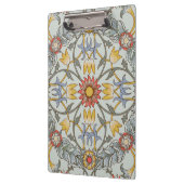 William Morris Bloral Circle Blume Illustration Klemmbrett (Links)