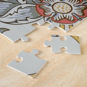 William Morris Bloral Circle Blume Illustration Puzzle (Seite)