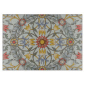 William Morris Bloral Circle Blume Illustration Schneidebrett (Vorderseite)
