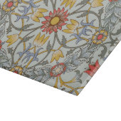 William Morris Bloral Circle Blume Illustration Schneidebrett (Ecke)