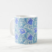 William Morris Blue Anemones Kaffeetasse (Vorderseite Links)
