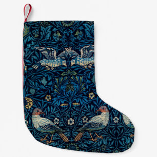 William Morris Blue Birds Floraler Teppich Klassik Kleiner Weihnachtsstrumpf