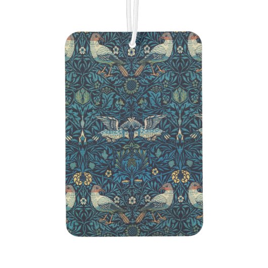 William Morris Blue Birds Tapestry Classic Autolufterfrischer (Rückseite)