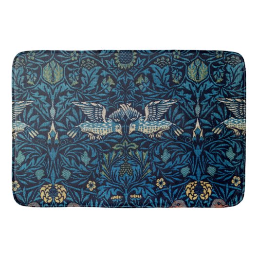 William Morris Blue Birds Tapestry Classic Badematte (Vorderseite)