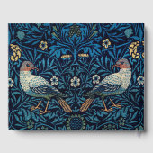 William Morris Blue Birds Tapestry Classic Gästebuch (Rückseite)