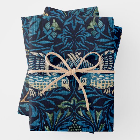 William Morris Blue Birds Tapestry Classic Geschenkpapier Set (Beispiel)