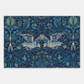 William Morris Blue Birds Tapestry Classic Geschenkpapier Set (Vorderseite)