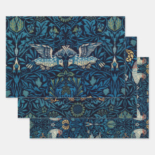 William Morris Blue Birds Tapestry Classic Geschenkpapier Set