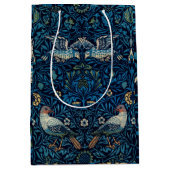 William Morris Blue Birds Tapestry Classic Mittlere Geschenktüte (Vorderseite)