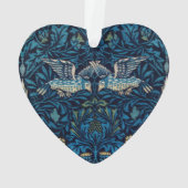 William Morris Blue Birds Tapestry Classic Ornament (Rückseite)