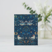 William Morris Blue Birds Tapestry Classic Postkarte (Stehend Vorderseite)